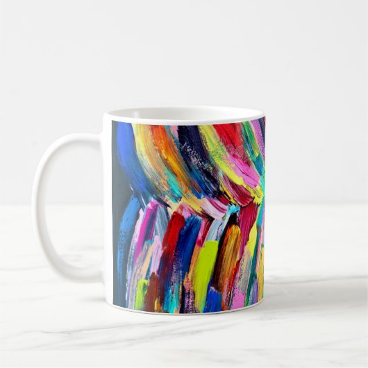 Mug Palette d'artiste colorée   (Gauche)