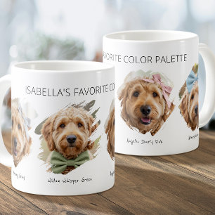 Mug Palette de couleurs moderne pour 4 photos de compa