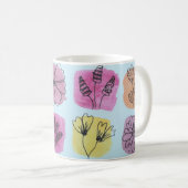 Mug Palette de fleurs  (Devant droit)