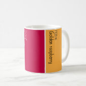 Mug Palette de peinture de framboise Échantillons de p (Devant droit)