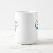 Mug Palette et pinceaux de peinture d'artiste (Centre)
