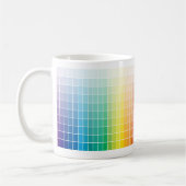 Mug Palette Ombre de la palette de couleurs graphique (Gauche)