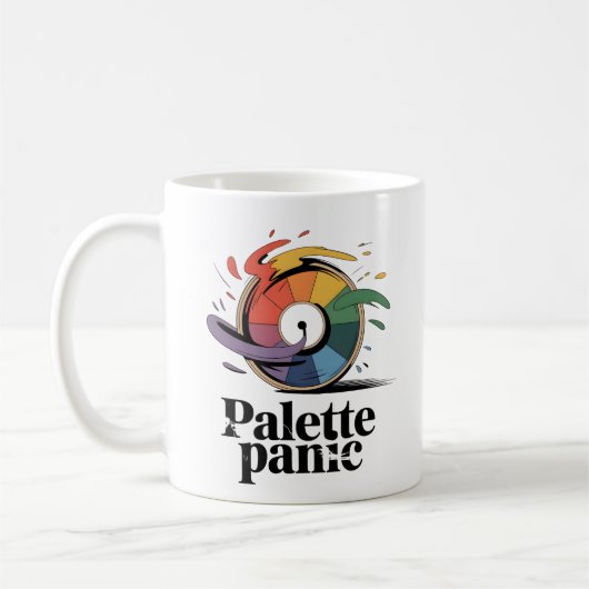 Mug Palette Panic | Designer Life Joke (Gauche)