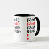 Mug Palette... Répéter - Stand up paddboard design (Devant droit)