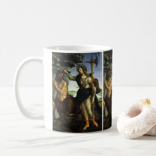 Mug Pallas et le centaure de Sandro Botticelli (Avec donut)