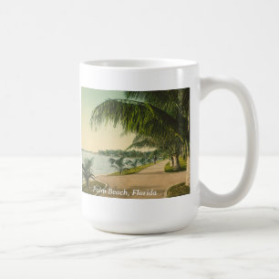 Mug Palm Beach 1898 scènes vintages de la Floride