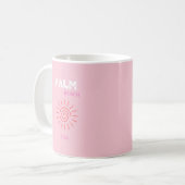 Mug Palm Beach, Preppy, Preppy Room, Rose (Devant gauche)