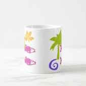 Mug Palm & Fish Blockprint (Centre)
