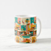 Mug Palm Springs Retro Vibes Coffee Cup (Devant droit)