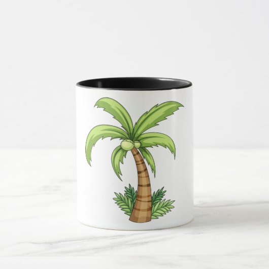 Mug Palm Tree Beach Tropical et Ile Vibes (Centre)