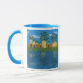 Mug Palm Tree Oasis California Desert (Gauche)