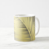 Mug Palm Tropical d'or feuille (Devant droit)