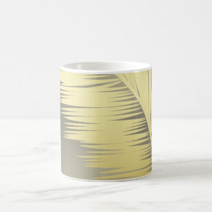 Mug Palm Tropical d'or feuille
