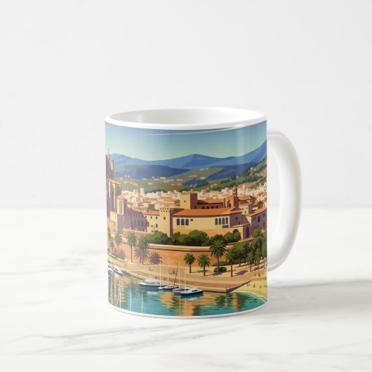 Mug Palma de Mallorca Espagne Voyage (Devant droit)