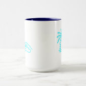 Mug Palme tropicale et vague (Centre)
