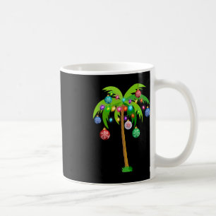 Mug Palmier de Noël Hawaï Noël Tropical Xmas Coconut L