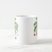 Mug Palmier de Noël tropical avec lumières et ornam (Centre)