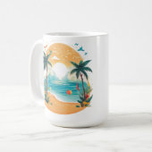 Mug Palmier de Sun Beach (Devant gauche)