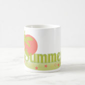 Mug Palmier d'été avec soleil et plage (Centre)