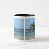 Mug Palmier sur la plage (Centre)