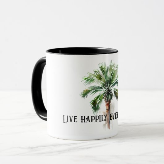 Mug Palmier tropical (Devant gauche)