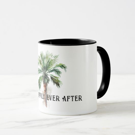Mug Palmier tropical (Devant droit)
