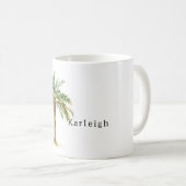 Mug Palmier Tropical (Devant droit)