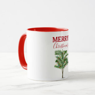 Mug Palmier Tropical Noël Arbre de Noël