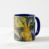 Mug Palmier tropical Peinture originale (Devant droit)
