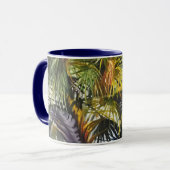 Mug Palmier tropical Peinture originale (Devant gauche)