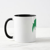 Mug Palmier Tropical Silhouette Green Island Beach (Gauche)
