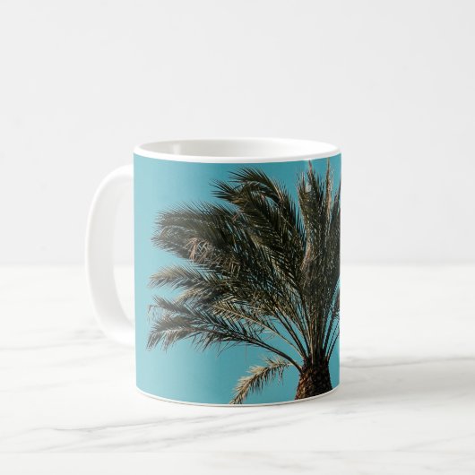 Mug Palmier vert (Devant gauche)