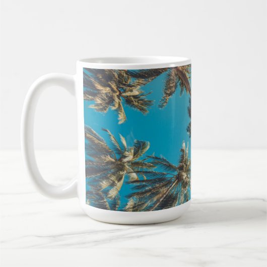Mug Palmiers au cru tropical de plage (Gauche)