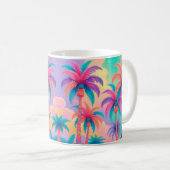 Mug Palmiers colorés (Devant droit)