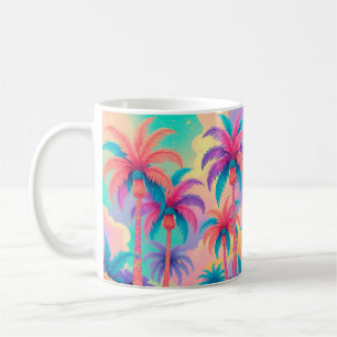 Mug Palmiers colorés