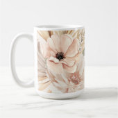 Mug Palmiers d'aquarelle moderne Boho personnalisé (Gauche)