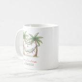 Mug Palmiers de Noël Côtiers Avec Hamac (Devant gauche)