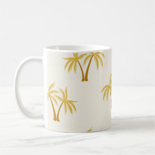 Mug Palmiers d'or : Textile Tropical.