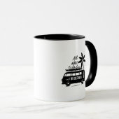 Mug Palmiers et 80 degrés Retro Van Surf (Devant droit)