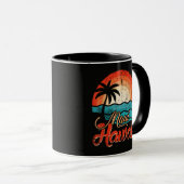 Mug Palmiers Plage Hawaïenne (Devant droit)
