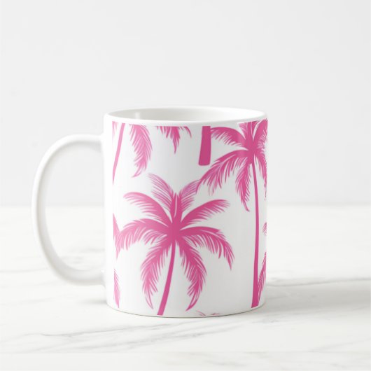 Mug Palmiers roses (Gauche)