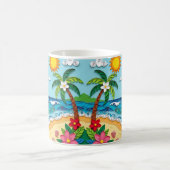 Mug Palmiers sur la Plage  (Centre)