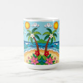 Mug Palmiers sur la plage (Centre)