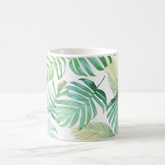 Mug Palmiers Sur La Plage Tropicale (Centre)