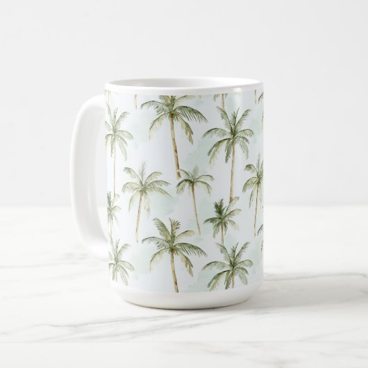 Mug Palmiers Tropicaux (Devant gauche)