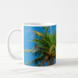 Mug Palmiers Tropicaux et Noix de Coco