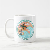 Mug Palmiers tropicaux Hawaiian Island Good Vibes (Gauche)