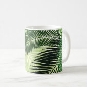 Mug Palmiers tropicaux Monocolor (Devant droit)