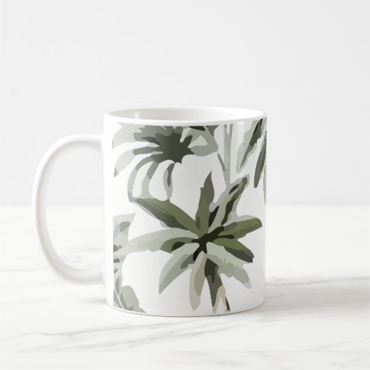 Mug Palmiers tropicaux Vintages hawaïens (Gauche)