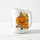 Mug Pals citrouilles - Kawaii Halloween (Devant droit)